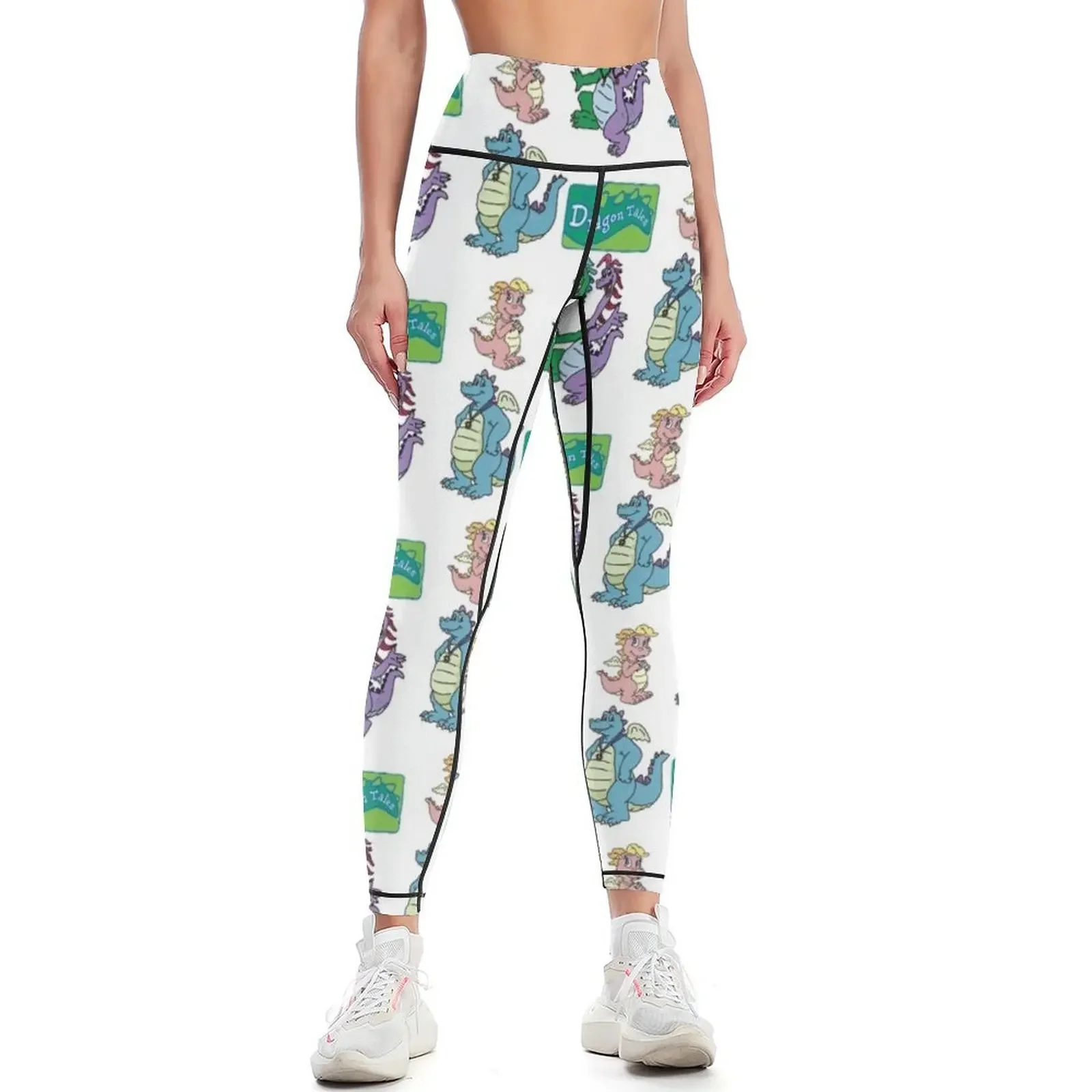 

Dragon Tales Logo, Zak, Wheezie, Ord, Cassie, Combo Pack Leggings gym's sportswear sport pants Pants sport Womens Leggings