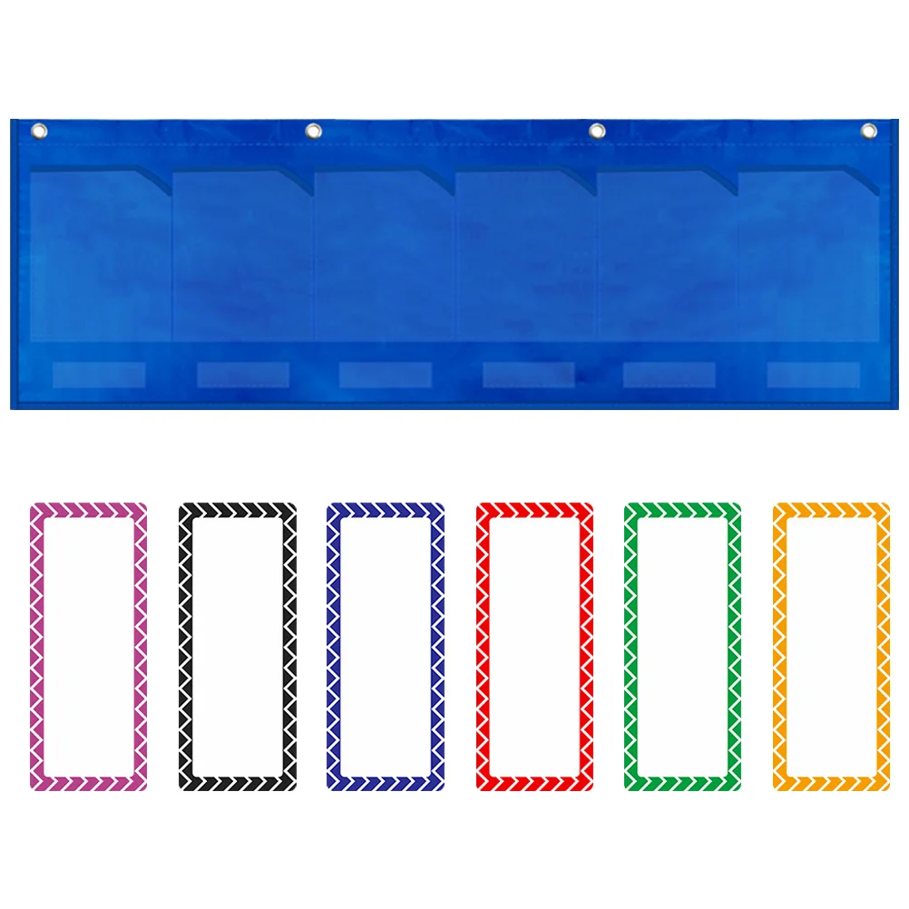 

Hanging Storage Bag File Organizer Wall Mounted Pvc Polyester Office Dormitory Closet Door Organizer 3-Layer Foldable