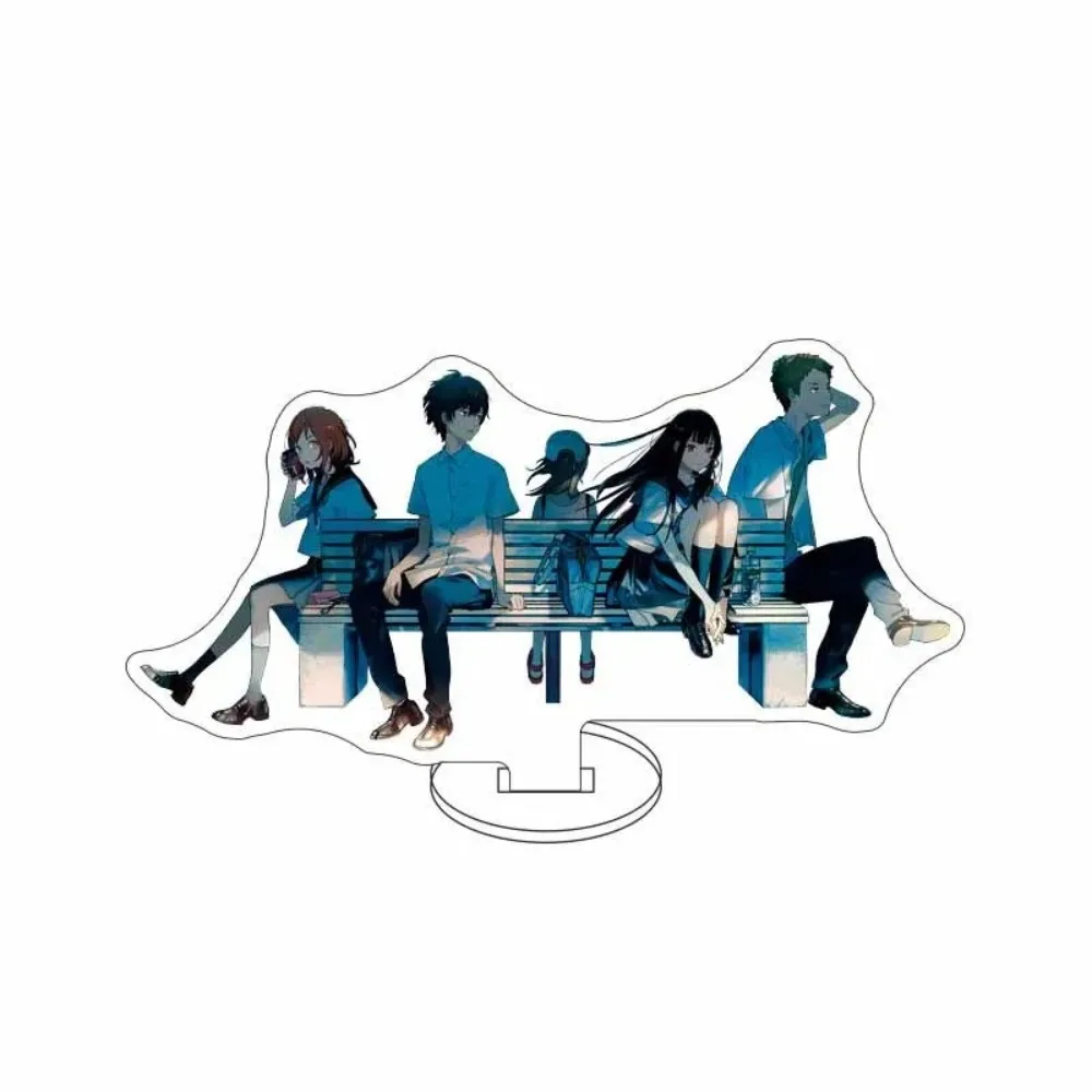 Diy Anime Randapparatuur De Tunnel Naar Zomer Figuur Show Custom Transparant Acryl Stand Model Desktop Ornament Originaliteit Geschenken