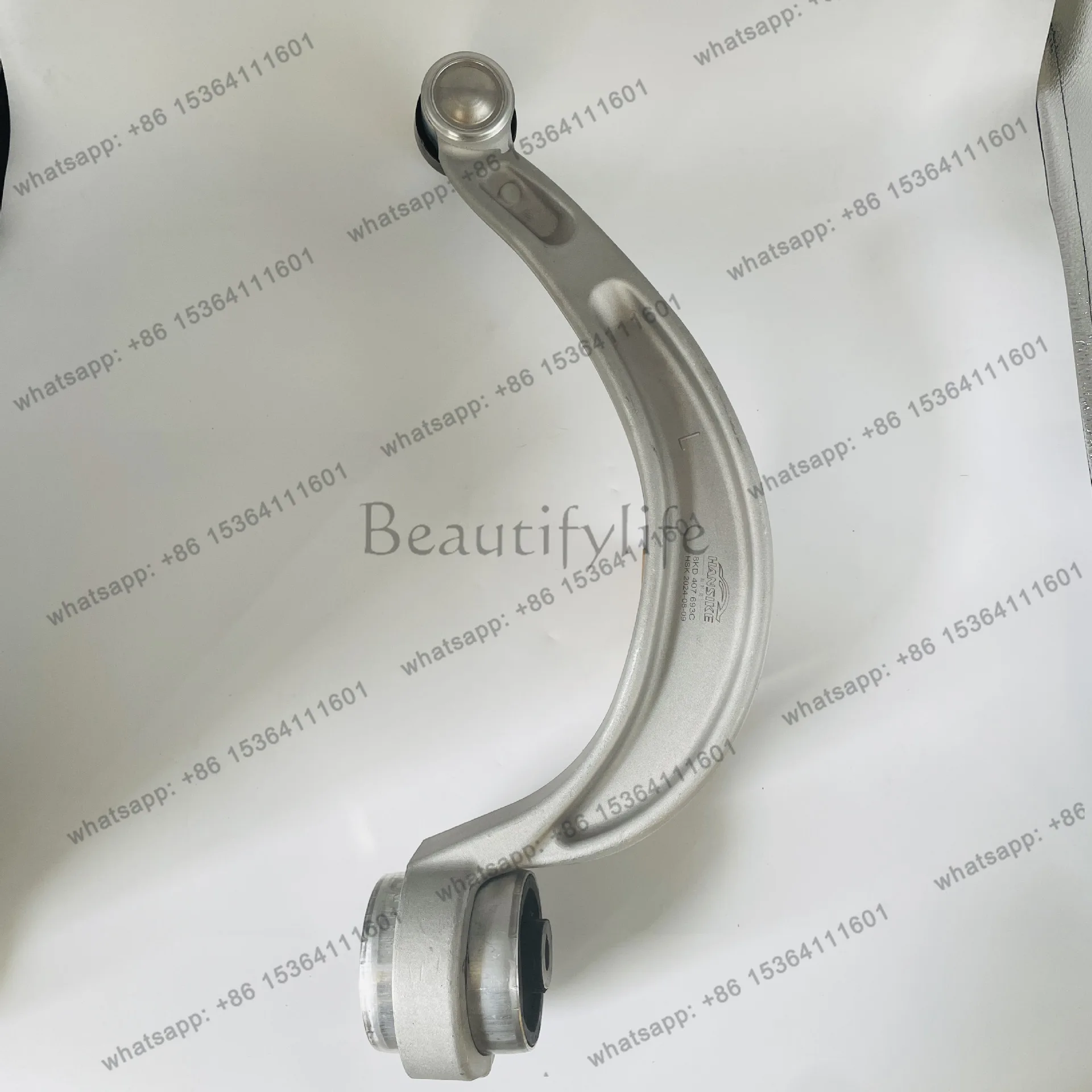 

8KD407693 Auto parts, bend down swing arm L left, aluminum big head