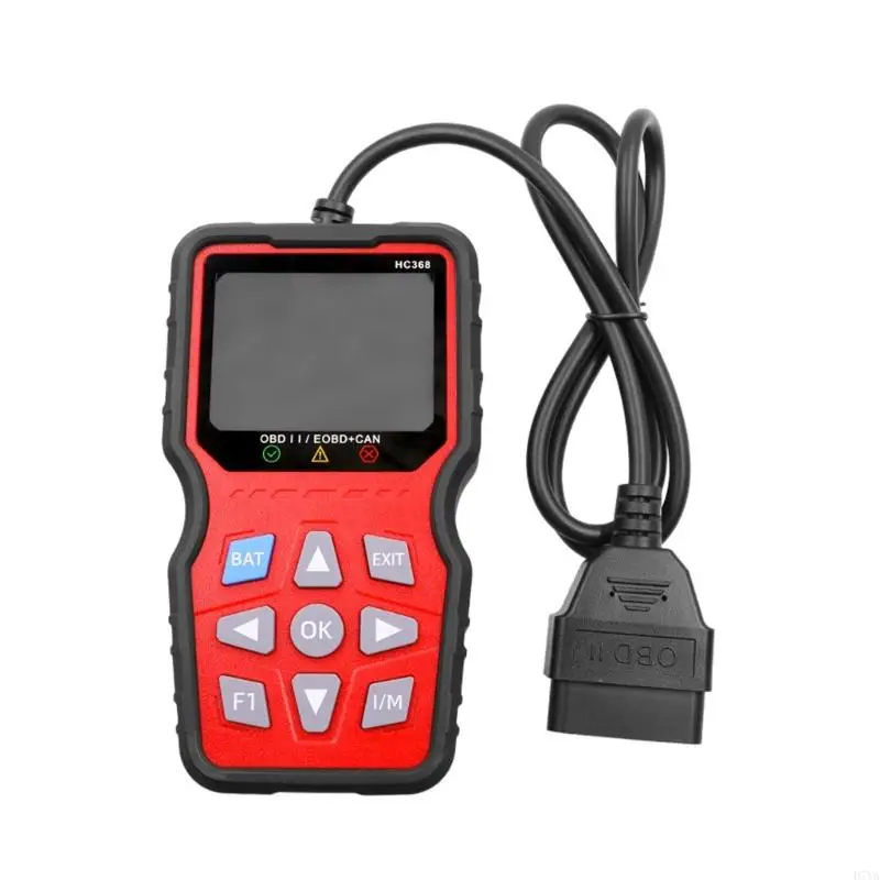 

Диагностический инструмент OBDII EOBD + CAN, считыватель кодов, детектор неисправностей с I/M-готовностью, сканер OBD2, D7YA