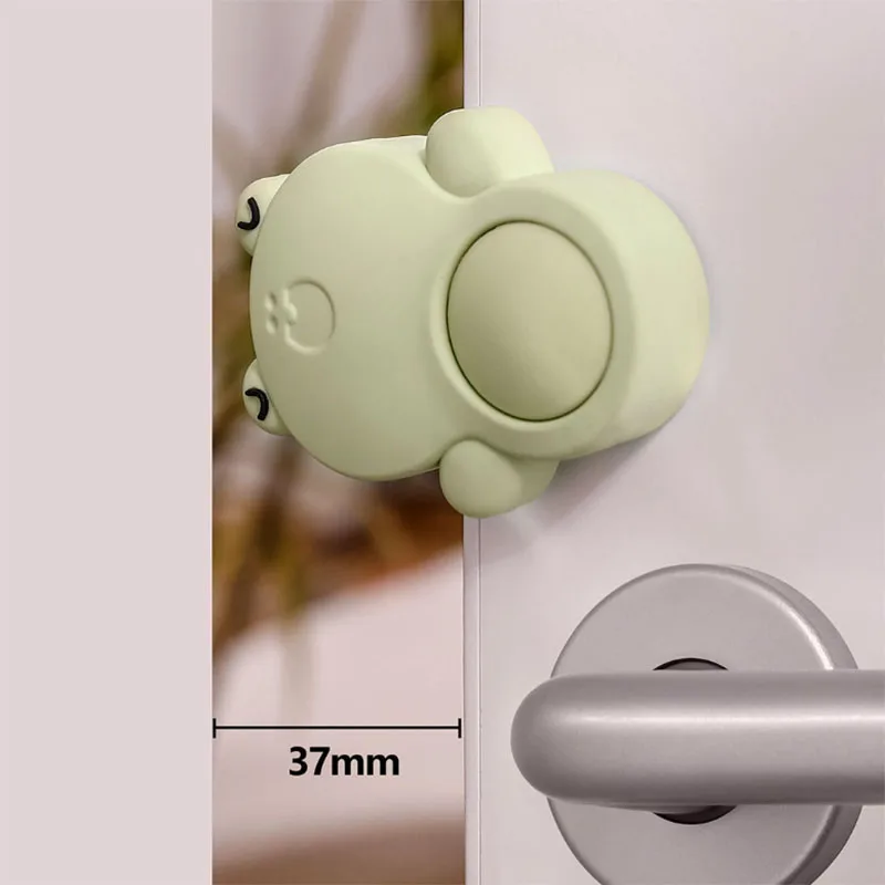Bloqueur de porte Anti-pincement en Silicone, dessin animé, protection de la sécurité des enfants, empêche la fermeture de portes automatiquement