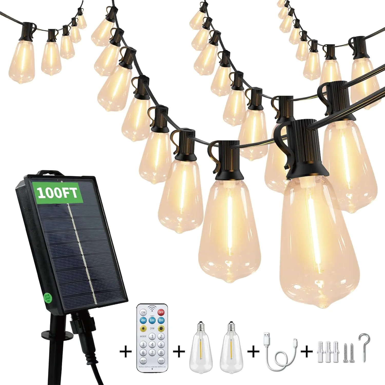 Garden Stake Lights Weather PC Shell 15cm Torch Flame 96LED Year Round Warm White
