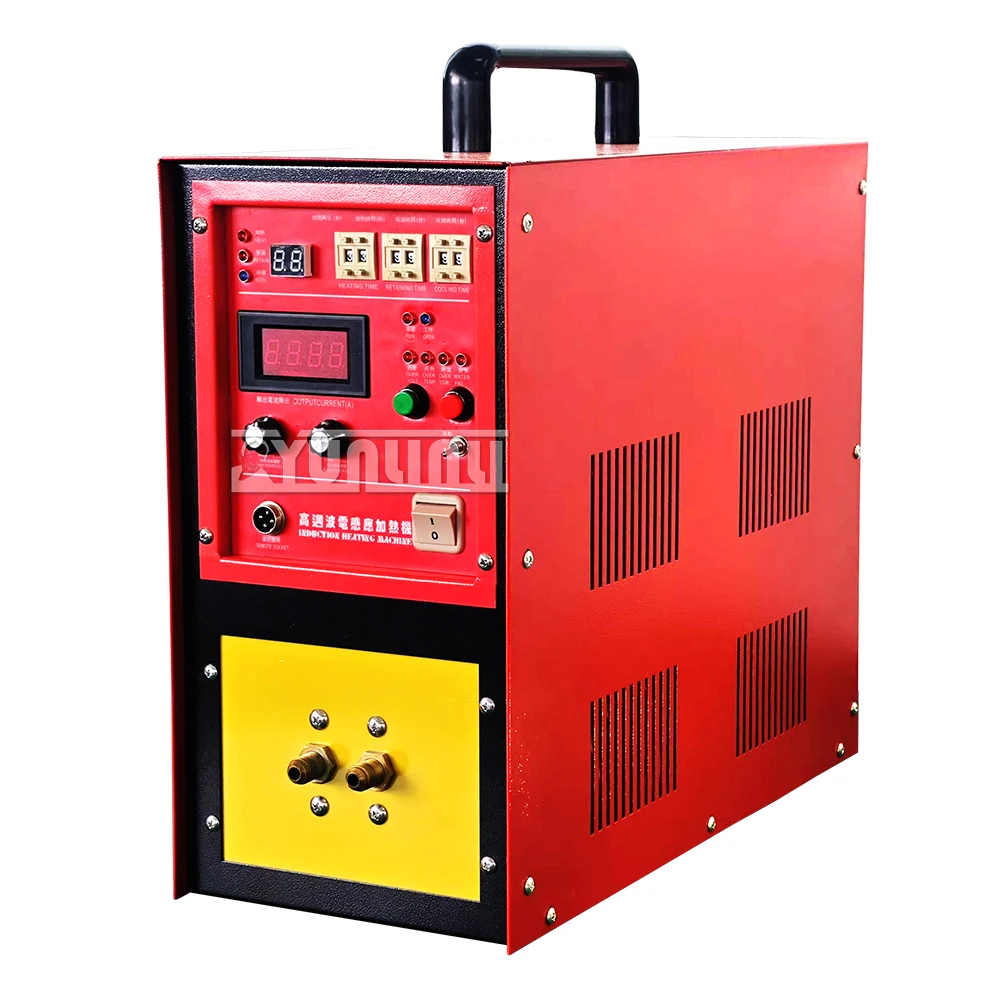 15KW Induction Heater Induction Heating Machine Metal Smelting Furnace High Frequency Welding Metal Quenching Equipment 30-100kh