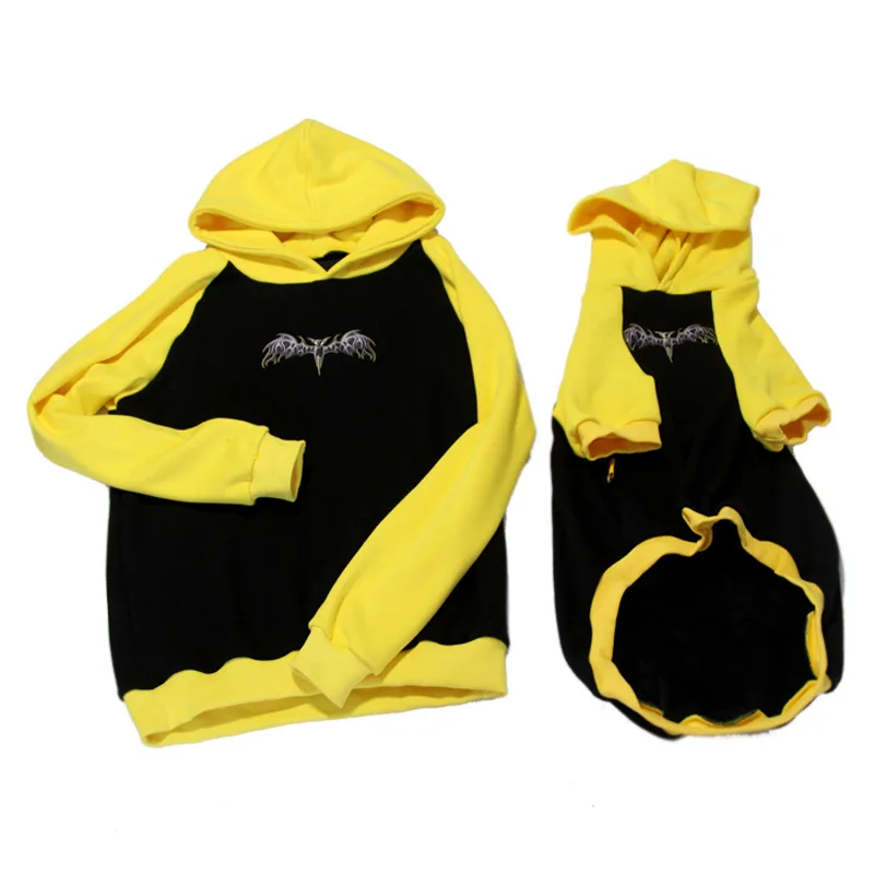 2025 Fashion Winter Warm Dog Hoodie Match With Owner Puppy For Small Medium Large Dogs Big Dog Clothes Golden Retrieve Labrador