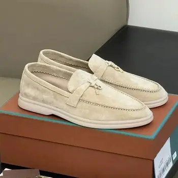 2025設計師鞋履,柔軟皮革女士樂福鞋,奢華男士鞋履,舒適鞋履,橡膠鞋底女士平底樂福鞋 10 最佳銷售 樂福鞋奢華 - №1