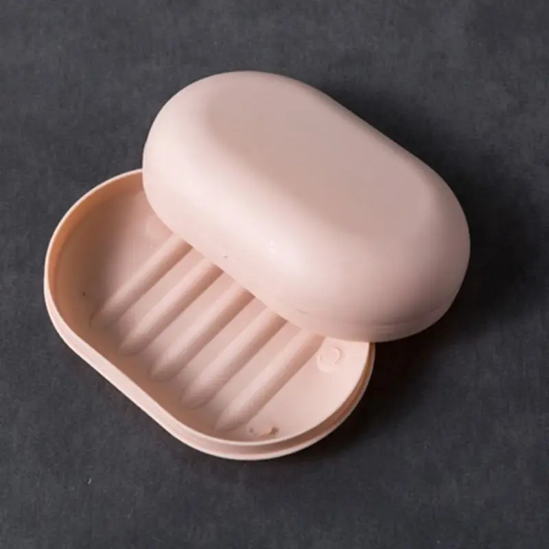 Caja jabón viaje, contenedor portátil para acampar, soporte para jabón para senderismo, plato para estuche