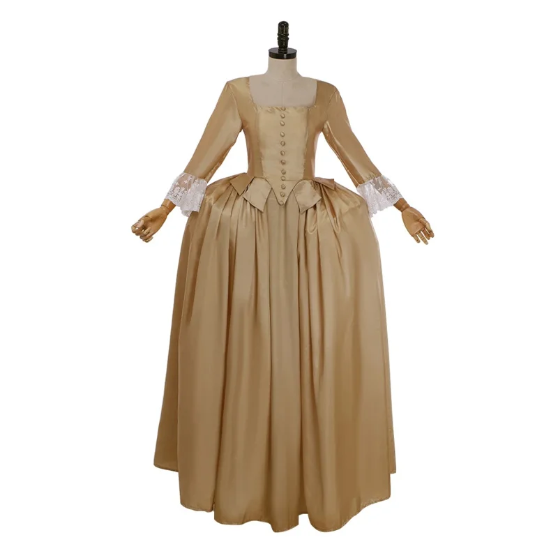 （in stock）Musical Hamilton Peggy Elizabeth Angelica Cosplay Costume The Schuyler Sisters Women Civil War Dress rococo ball gown