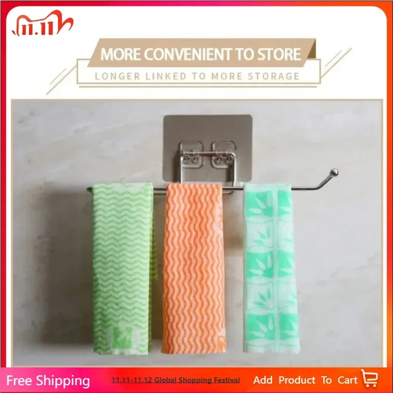 1pcs Hanging Toilet Paper Holder Roll Paper Holder Bathroom Towel Rack Stand Kitchen Stand Paper Rack Home Storage Racks