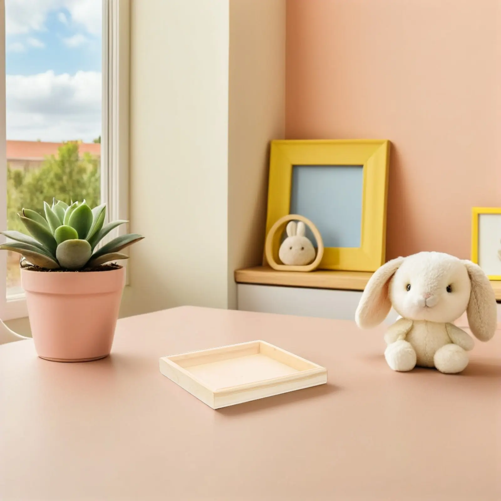 

Набор из 8 необработанных деревянных лотков для сортировки 3D-пазлов, устойчивые подставки-сортировщики, креативный органайзер для пазлов Монтессори