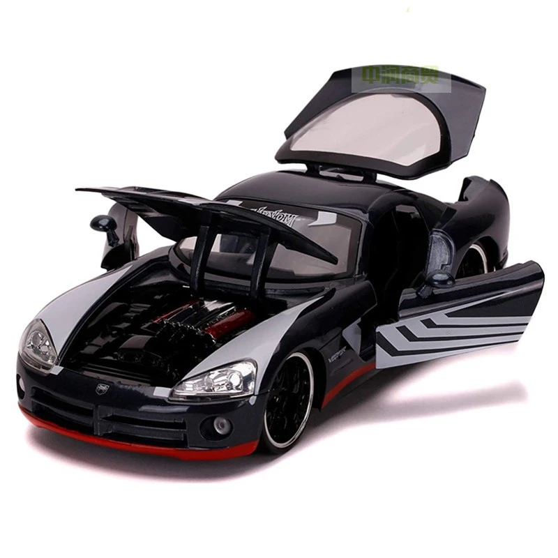 1:24 Dodge Viper SRT10 Alloy Supercar Model Diecast Toy Vehicles Sports Car Model High Simitation Collection Childrens Toy Gifts