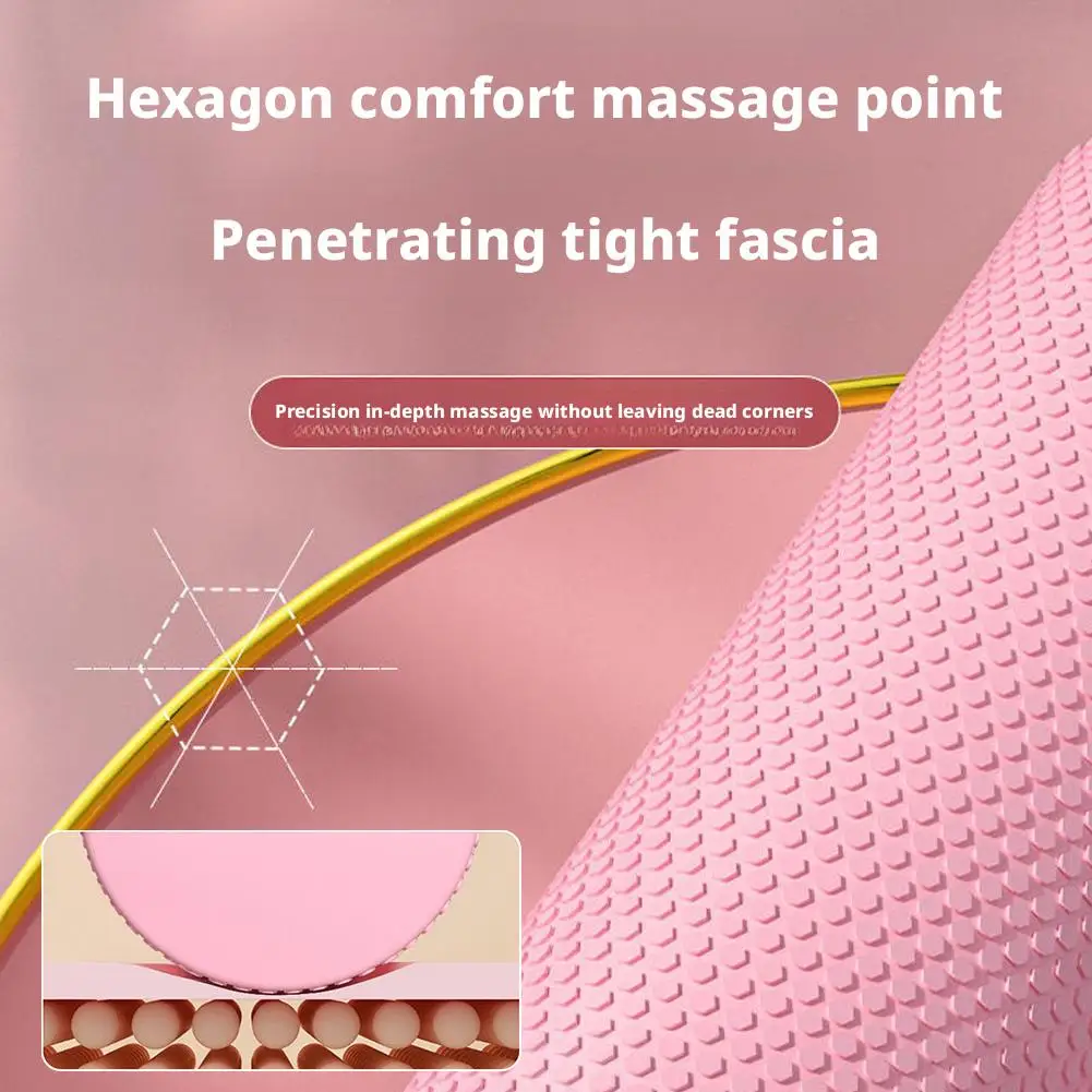 EVA-Schaumstoff Yoga-Rolle 30cm Tragbarer Pilates-Fitness-Zylinder für Bein-, Arm- und Rücken-Muskelmassage Heim-Fitness-Übungsrolle – Detail 13