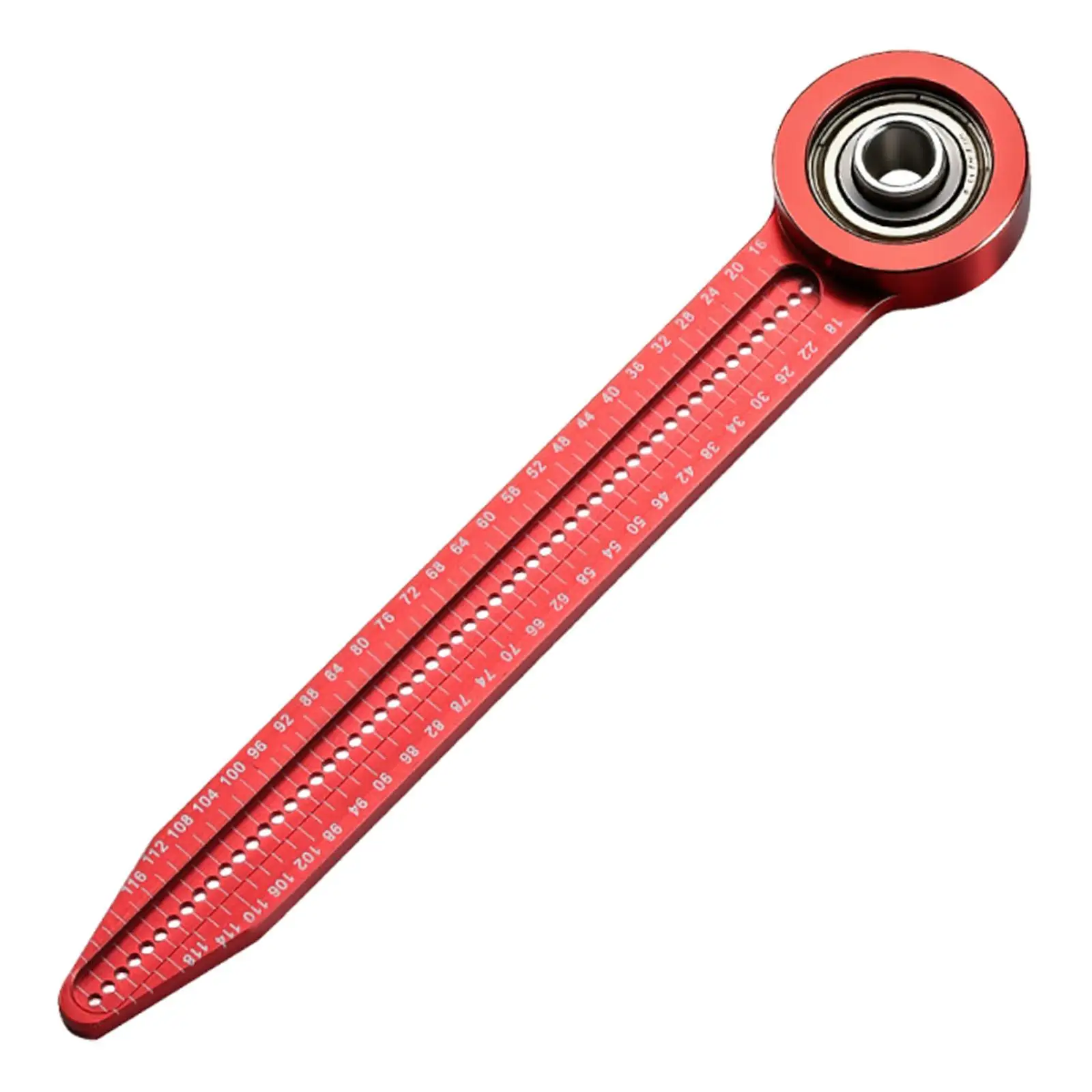 Professional Compass Scriber Durable Aluminum Alloy Measurement Tool 360 Rotating for Carpentry Design