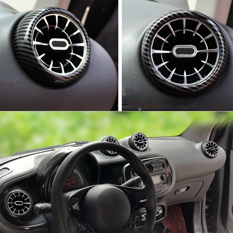 

1 компл./4 шт. автомобильный вихревой кондиционер, детали для модификации выхода воздуха для Mercedes Smart 453 Fortwo Forfour