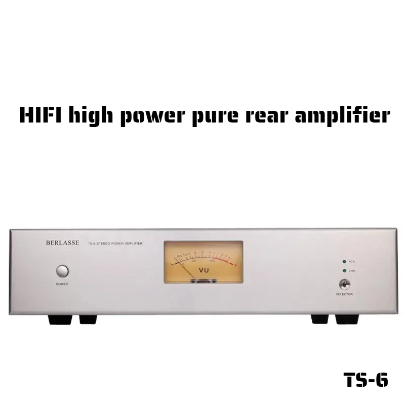 BERLASSE TS-6 HIFI dual-channel high-power pure post-stage amplifier dual-ring cattle fever home speaker high-fidelity amplifier