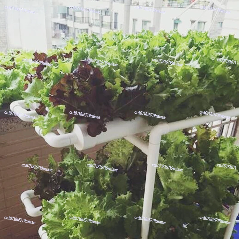 

Gardening Vertical Indoor Plants Hydroponic System Equipment Soilless Hydroponics 3 Layers 108 Holes Plant Growth with Light