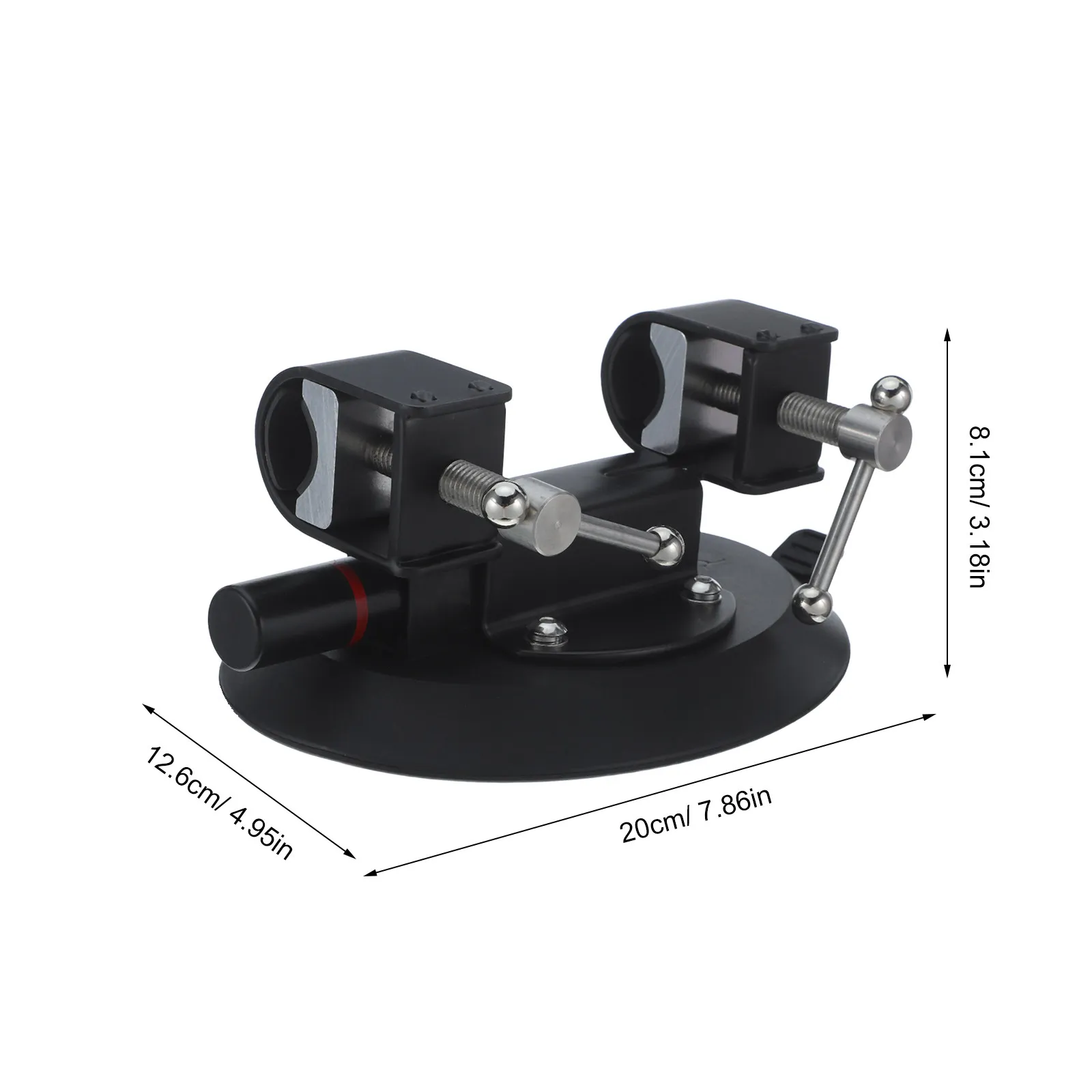 Suction Cup Flag Pole Mount Strong Grip Vehicle Flagpole Holder No Drilling for Car Truck Rv Boat Outdoor Advertising Display - view 6