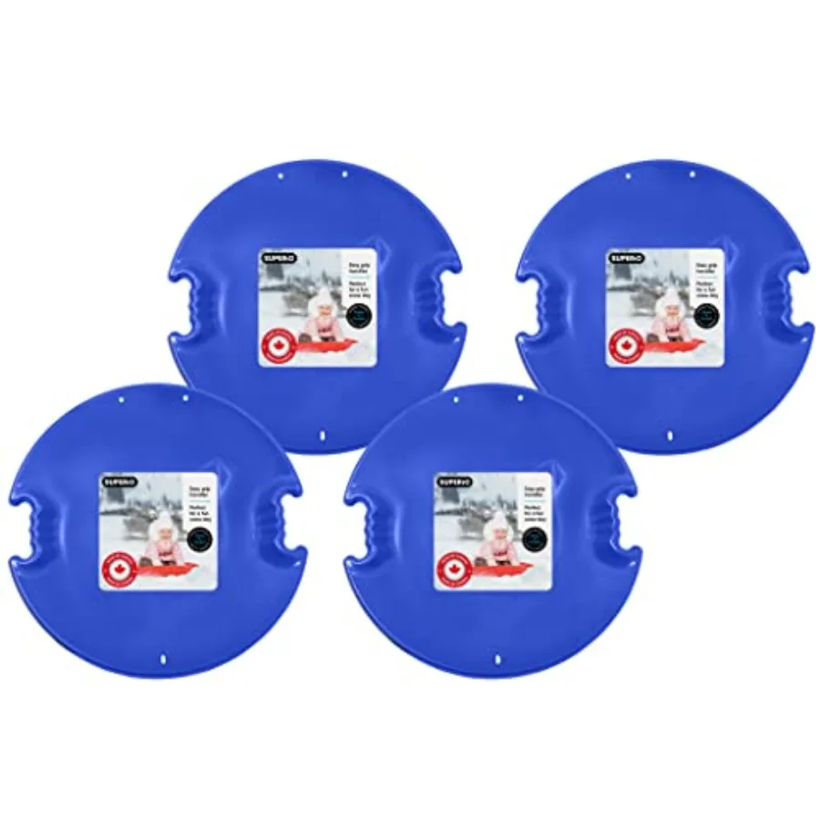 

Round Saucer Snow Sleds for and Adult Spiral Toddler Sled 26" Avalanche Circle Jet Sled for Toddlers Age Plastic Sledding Disc