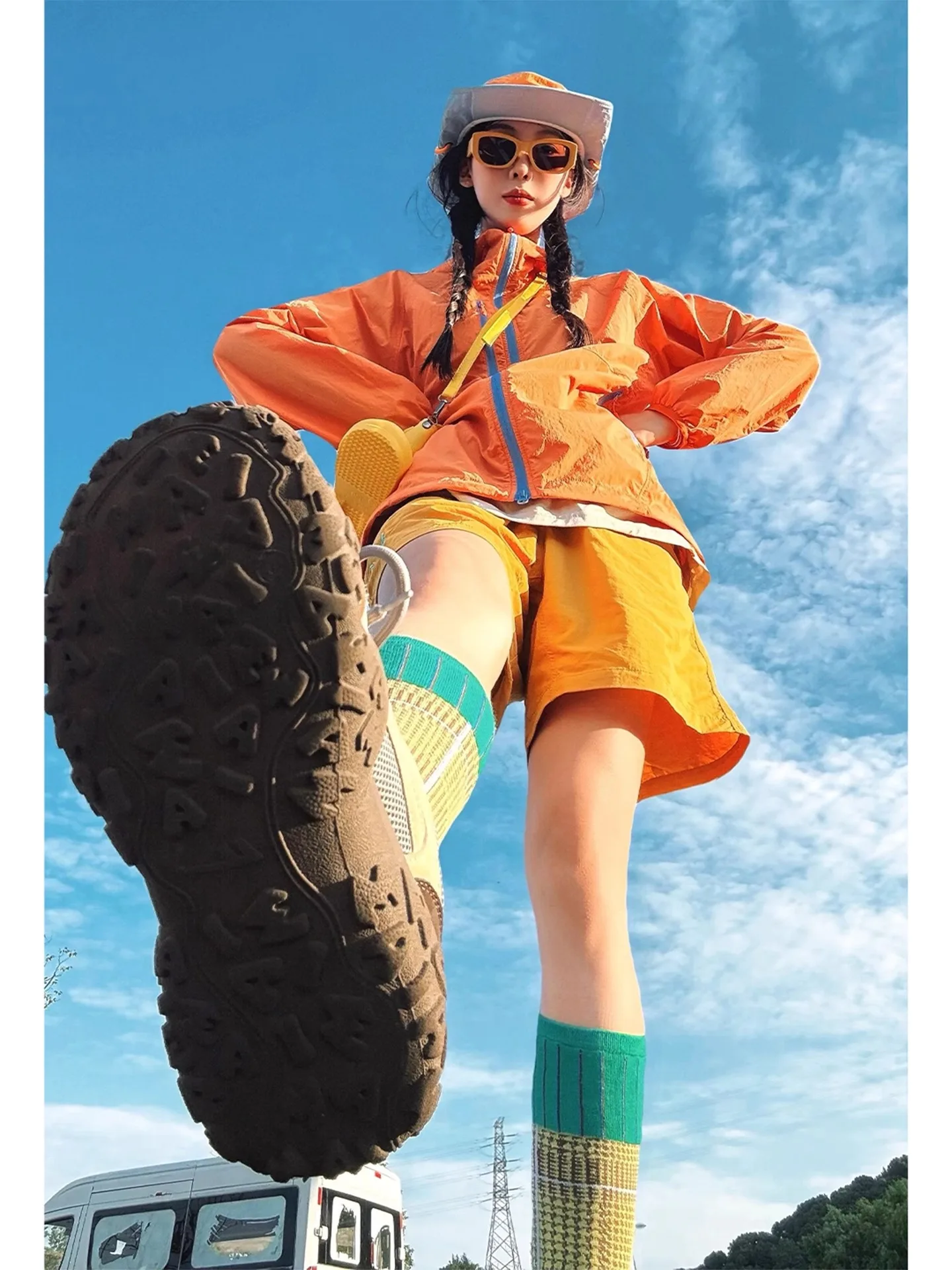 

Dopne Qui Dry orts ex Summer Orange Soda Спортивная одежда Футболка Four Five Split Мужская женская повседневная футболка