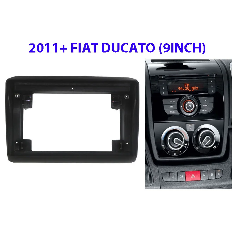 

9INCH Car Radio Fascia For FIAT Ducato 2011+ Audio Stereo Dash Panel Mounting Frame Kit