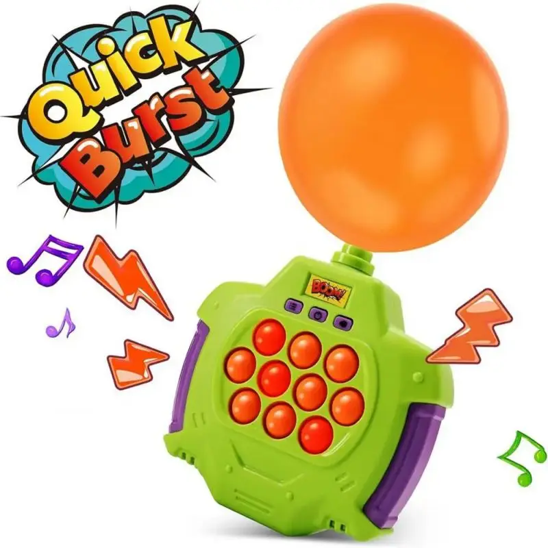 Quick Push Bubble Competitive Game Console Series with Balloon Multiplayer Bubble Game Push Button Balloon Blowing Game Machine