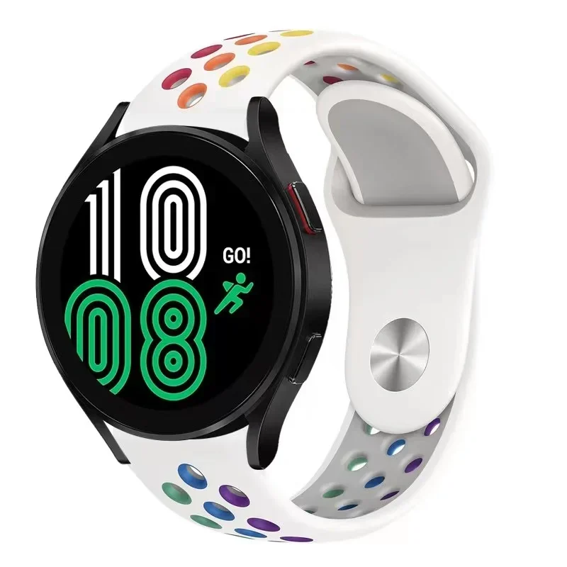 20 مللي متر 22 مللي متر سيليكون حزام لساعة سامسونج جالاكسي 7/6/5/4/3 هواوي ساعة 5/4/3/GT4 سوار تنفس ل Amazfit GTR4/GTS4/bip #3