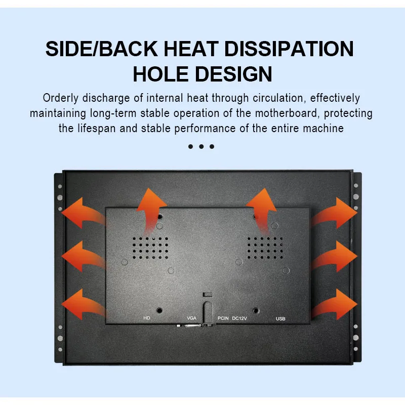 Imagem -02 - Quadro Aberto Industrial Lcd Monitor de Toque Capacitivo Tela de Metal do pc Vga Hdmi 105 1920x1280 Preço de Fábrica
