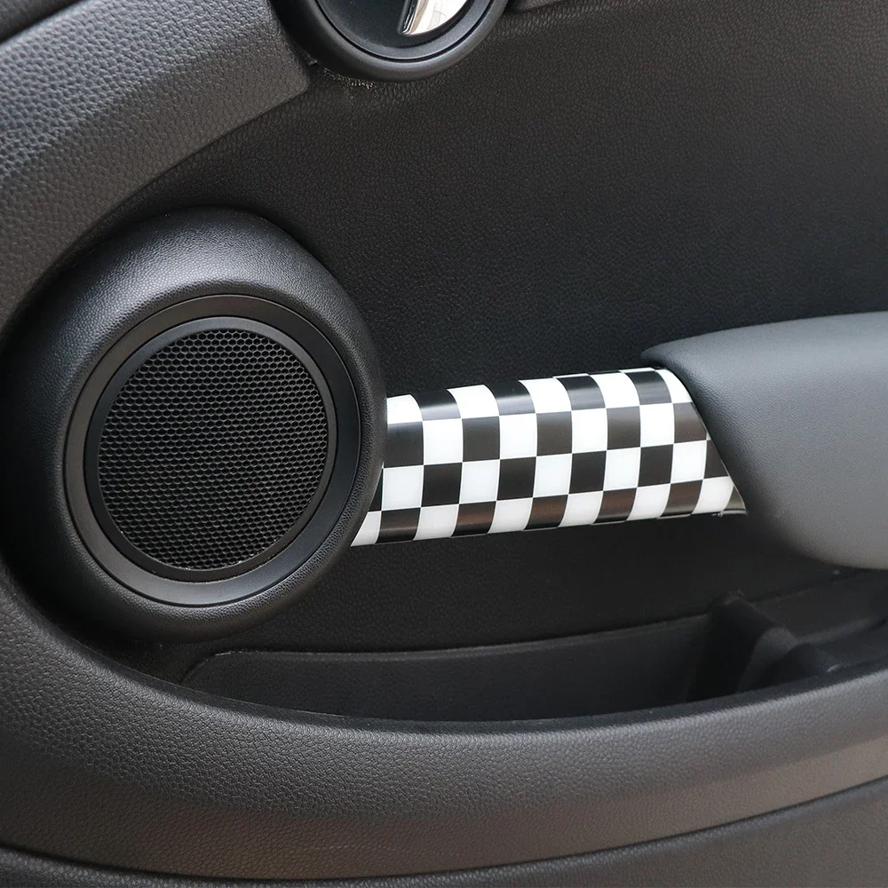 For Mini One Cooper S JCW Clubman R55 R56 R57 R58 R59 Car Interior Door Handle Knob Covers Stickers Auto Styling Accessories