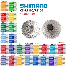 Shimano 105 R7100 ULTEGRA R8100 Cassette 12s Bike Cassette For Road Bike Di2 Groupset 11-30T/11-34T Original Shimano Bike Part
