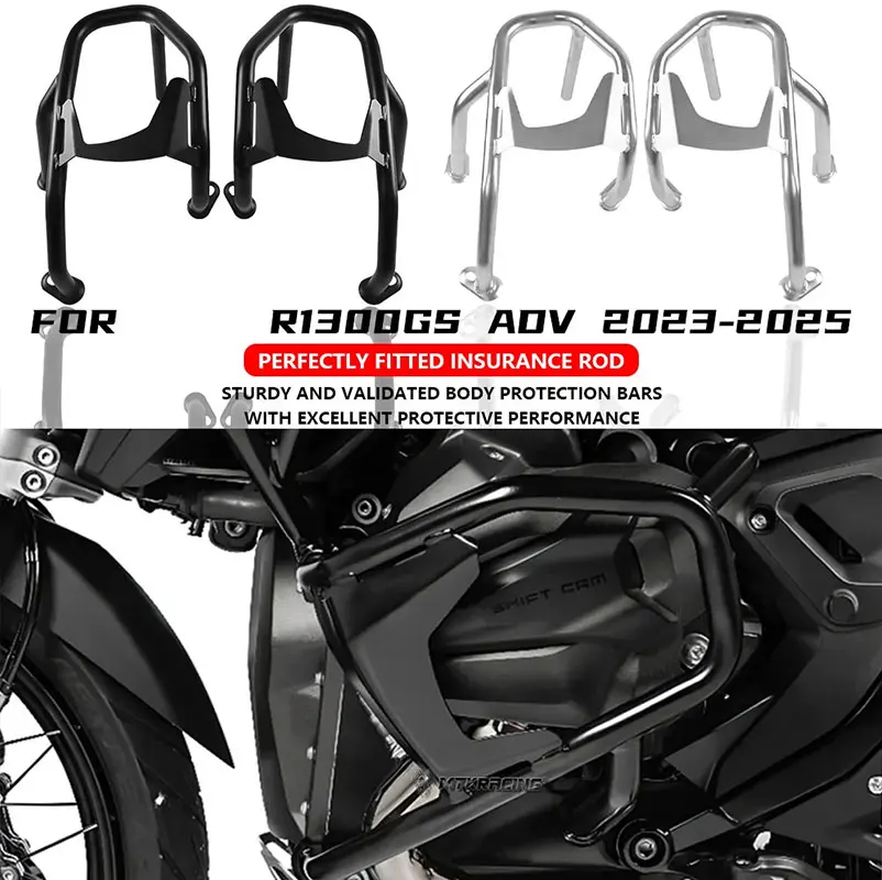 

For BMW R1300GS ADV 2023-2025 Motorcycle Fall Protection Protector Engine Guard Crash Bar Frame Bumper
