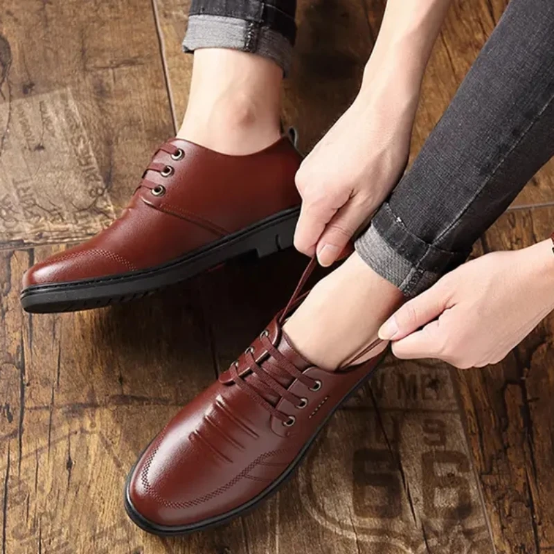 Рисунок 4 - Новинка 2024, мужские классические кожаные туфли