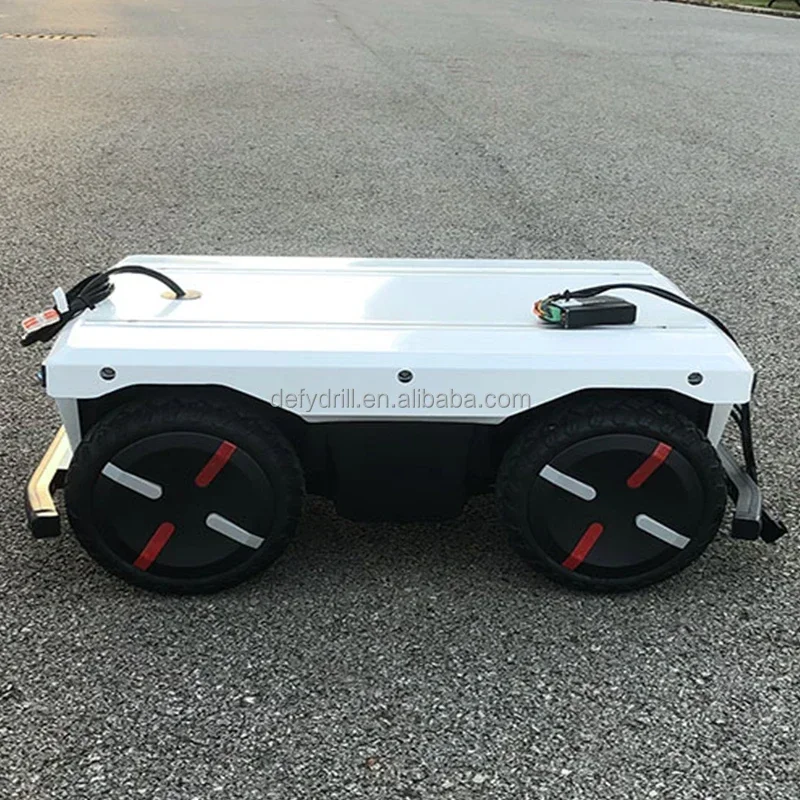 UGV-8 Commercial artificial intelligence patrol robot with interphone system for security