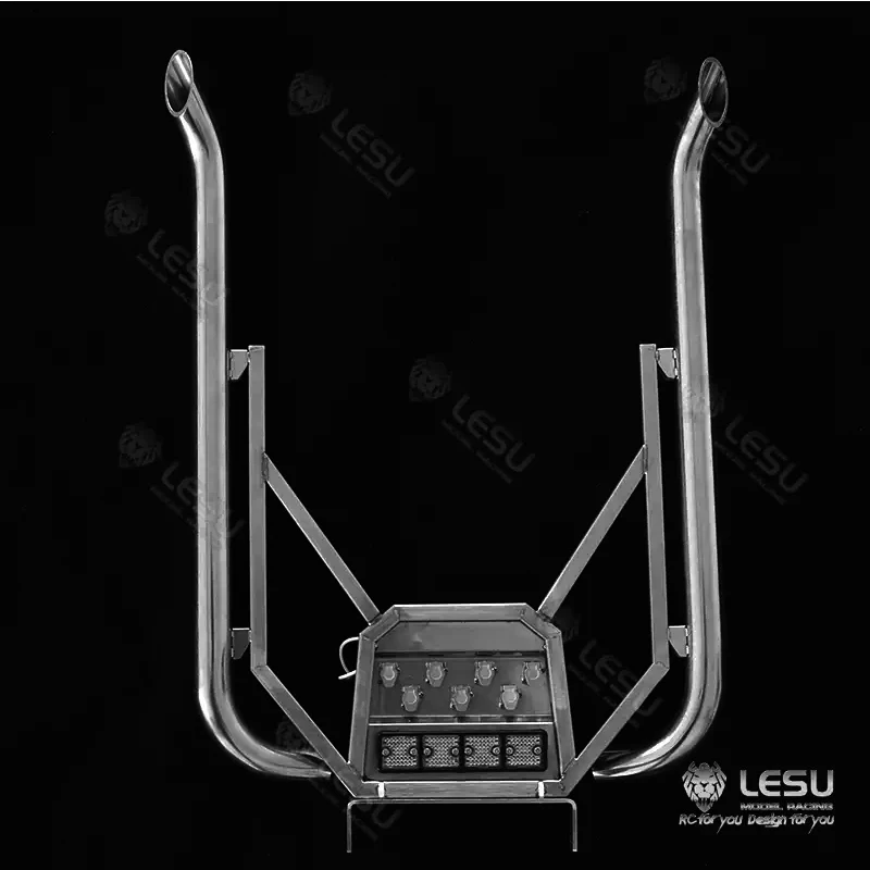 

LESU 1/14 Metal Exhaust Pipe Chimney For Radio Control Toys Cars DIY Tamiyay RC Tractor Truck Trailer Model Th16518-SMT8