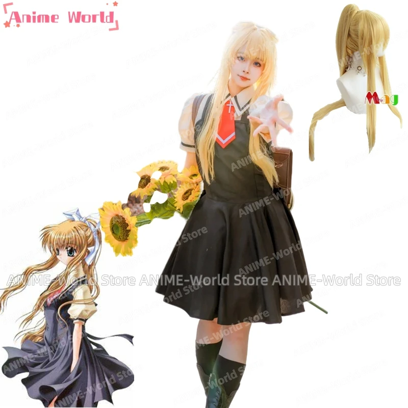 《Custom Size》Air Misuzu Kamio Cosplay Costume Halloween Adult Costumes Women Any Size Cos Clothes Wig