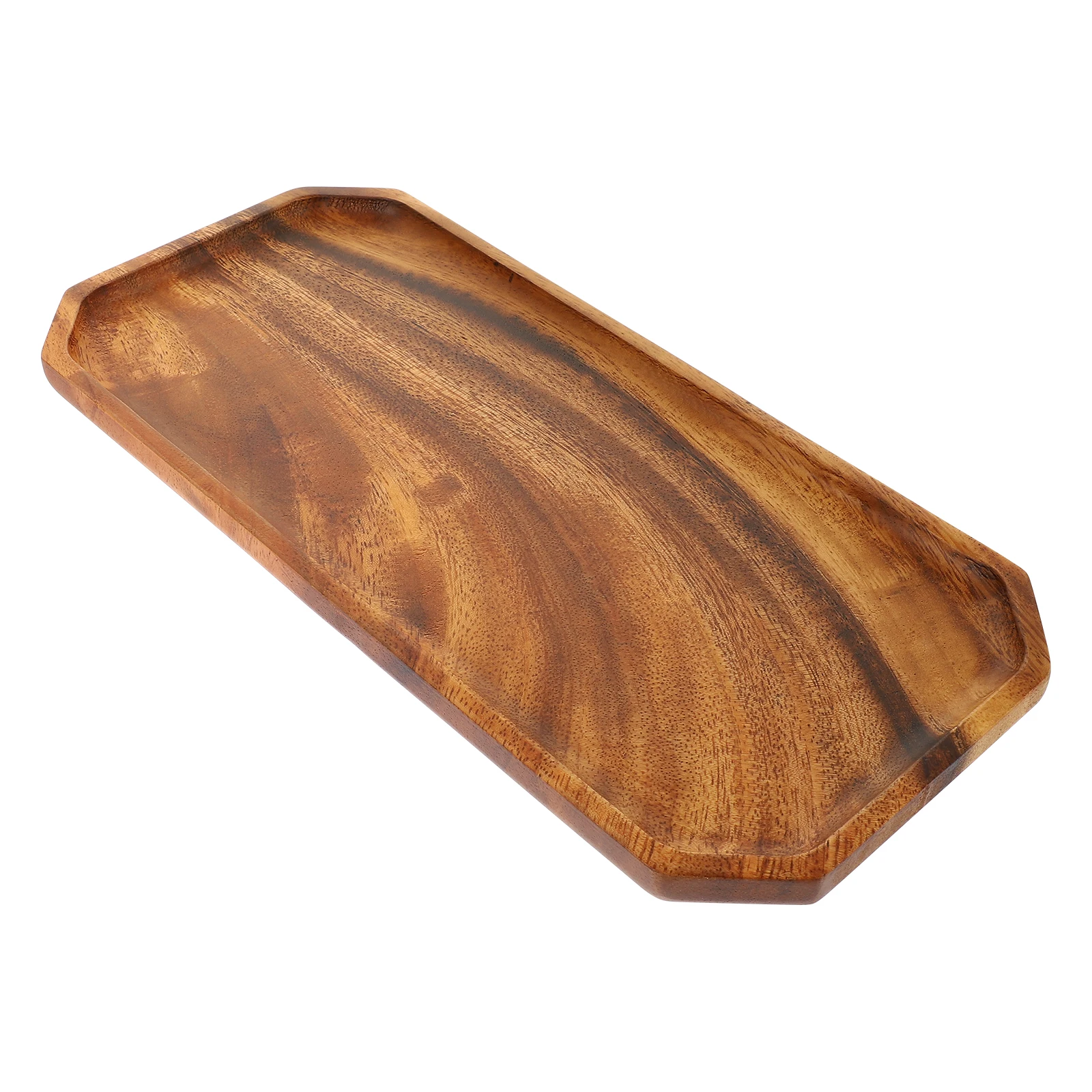 

Solid Wood Storage Tray Jewelry Vanity Desk Organizer Home Decor Wooden Rectangular Holder Bracelets Rings Necklace Coin Hotel