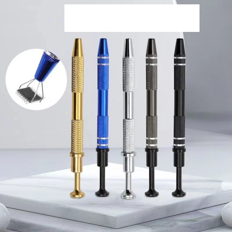 

4 Claws Tweezers IC Extractor Electronic Component Spring Picking Pen Chip Screws Grab Mobile Phone Motherboard Repair Hand Tool