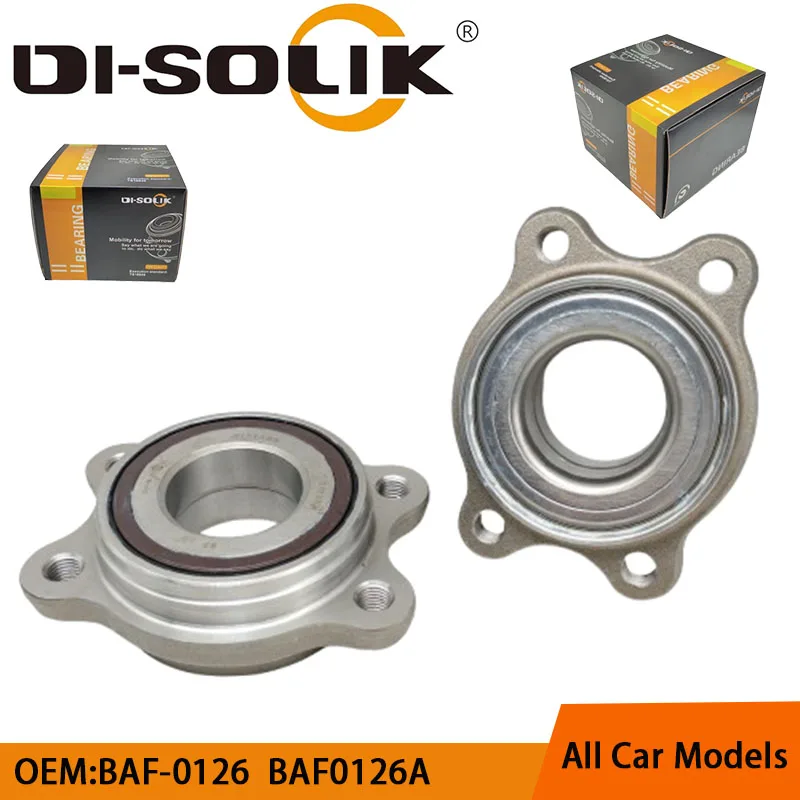 DI-SOLIK Auto Car Parts Rear Wheel Hub Bearing Assembly  BAF-0126 BAF0126A 4E0407613 4E0498625B 4F0498625A 4F0598625A VKBA50612