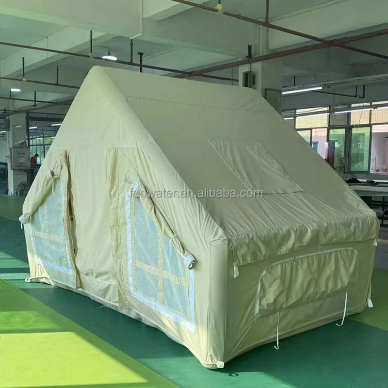 China Factory  Air Glamping Tents Coody Inflatable Tent Inflatable Camping Tents with Pump