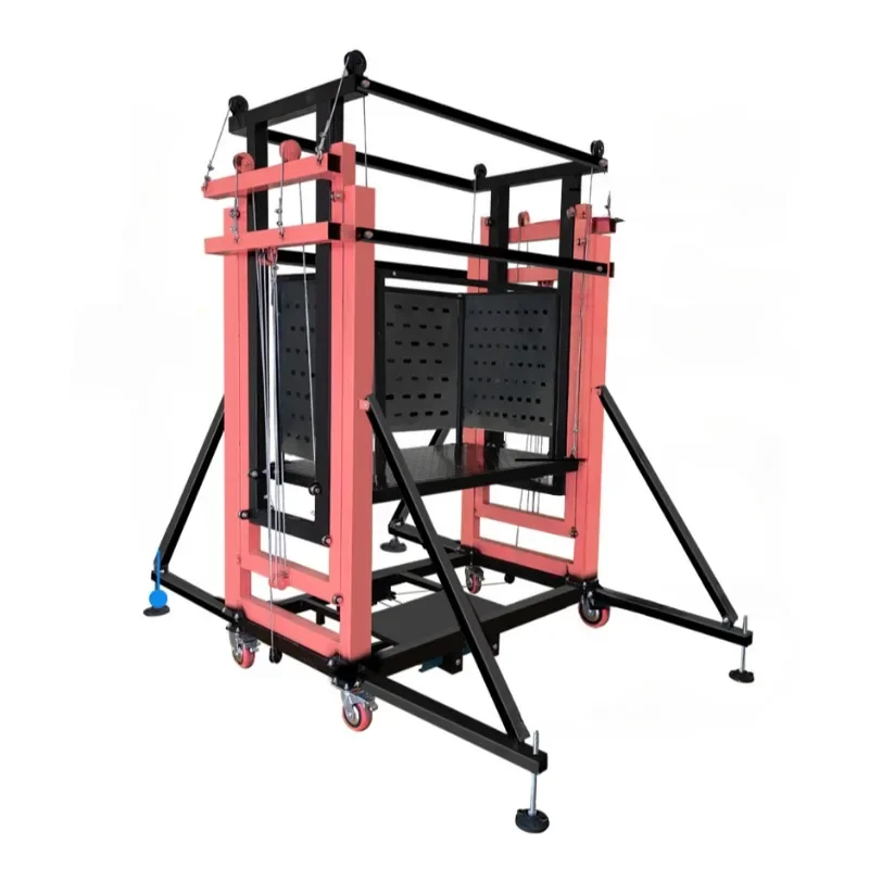 Electric scaffolding mobile folding climbing decoration lifting platform hoist