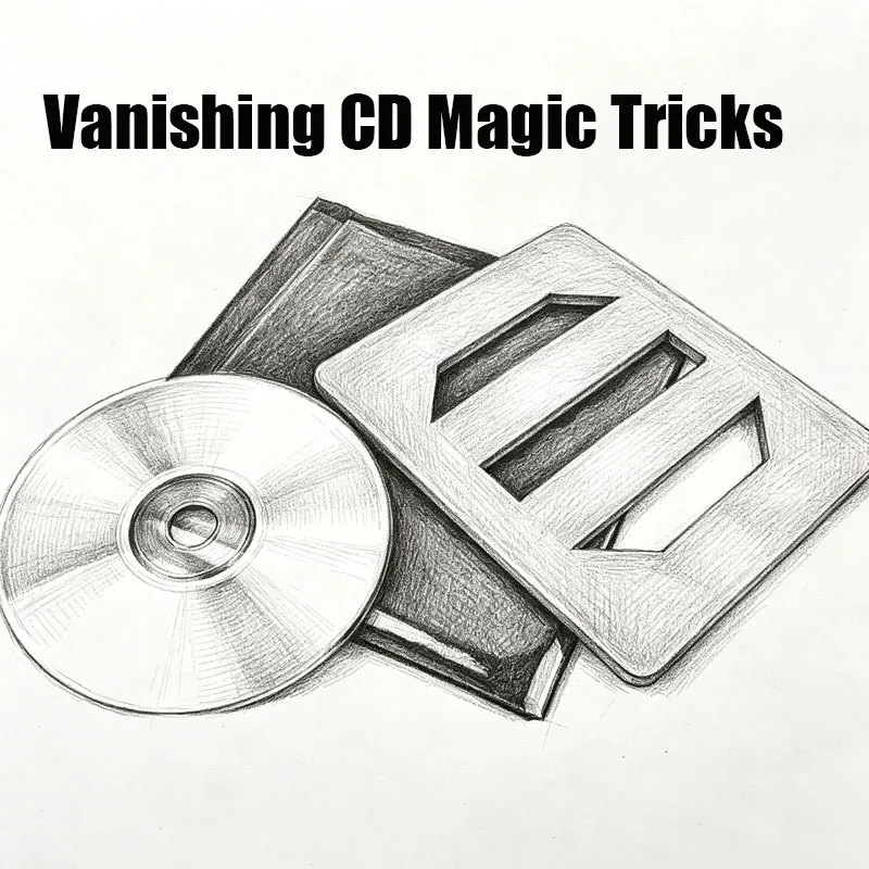 Vanishing CD Magic Tricks Magic Porps Wholesales Classic Stage Magic Props Illusions Magia