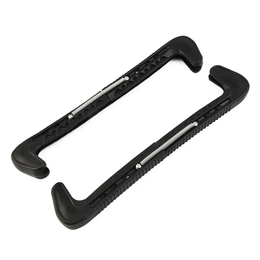 High Quality Skates Cover Ice Skate 1 Pair Approx.31cm Plastic Adjustable Protective Hockey Skates Ice Skate Guards