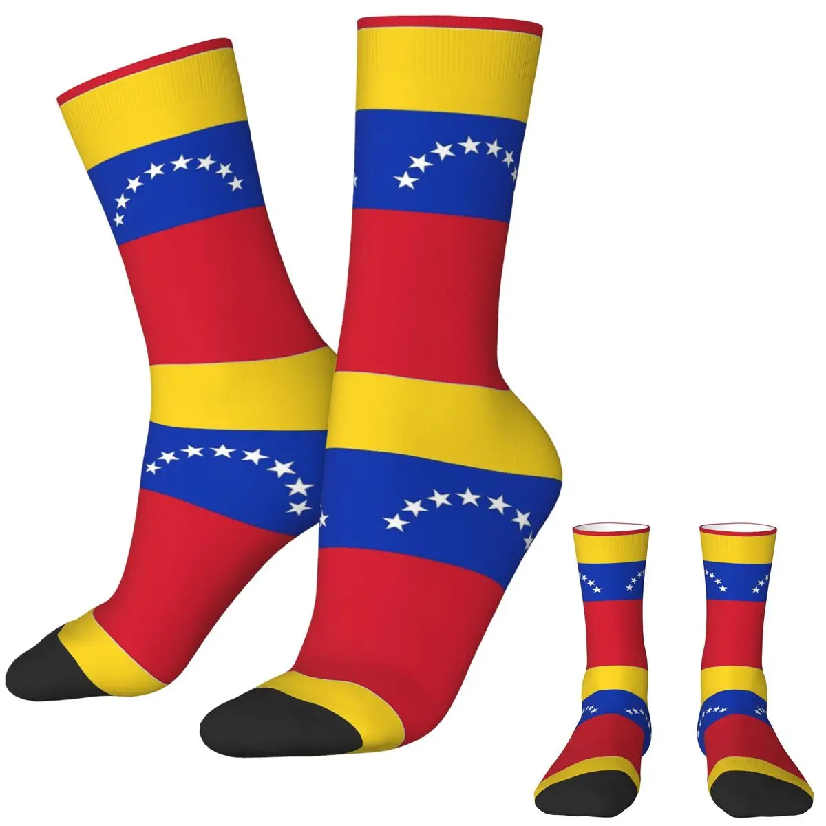 Flag Of Venezuela Stockings Men Socks Soft Breathable Funny Socks Winter Cycling Non Slip Custom Socks Gift