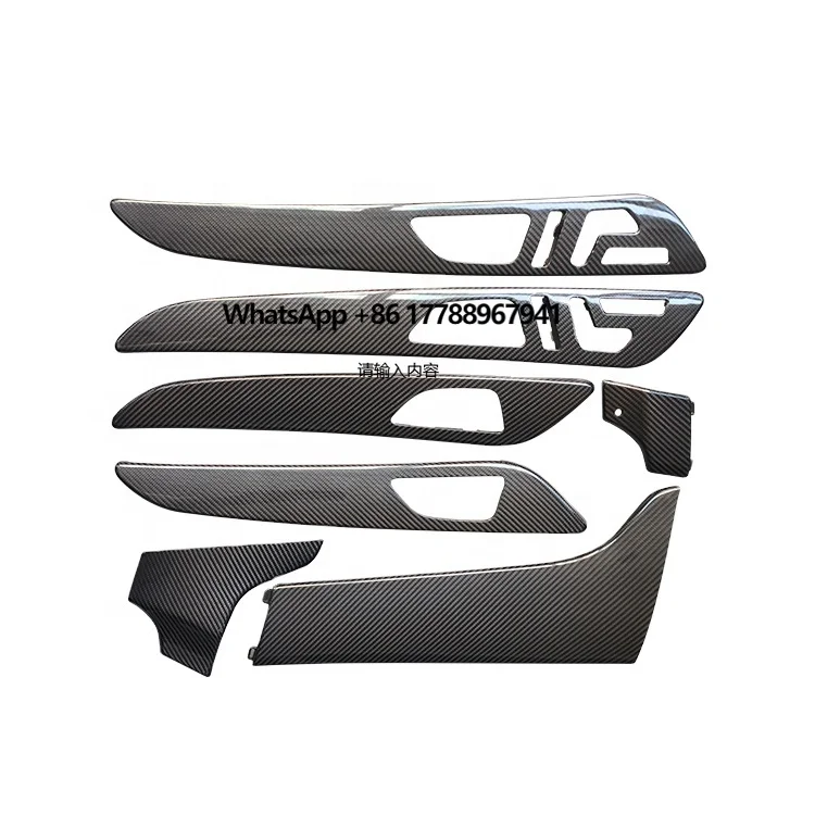 

Gle Replacement Style Carbon Fiber Car Interior Kits Dashboard Panel Door Handle Cover for Mercedes Benz GLE High Version