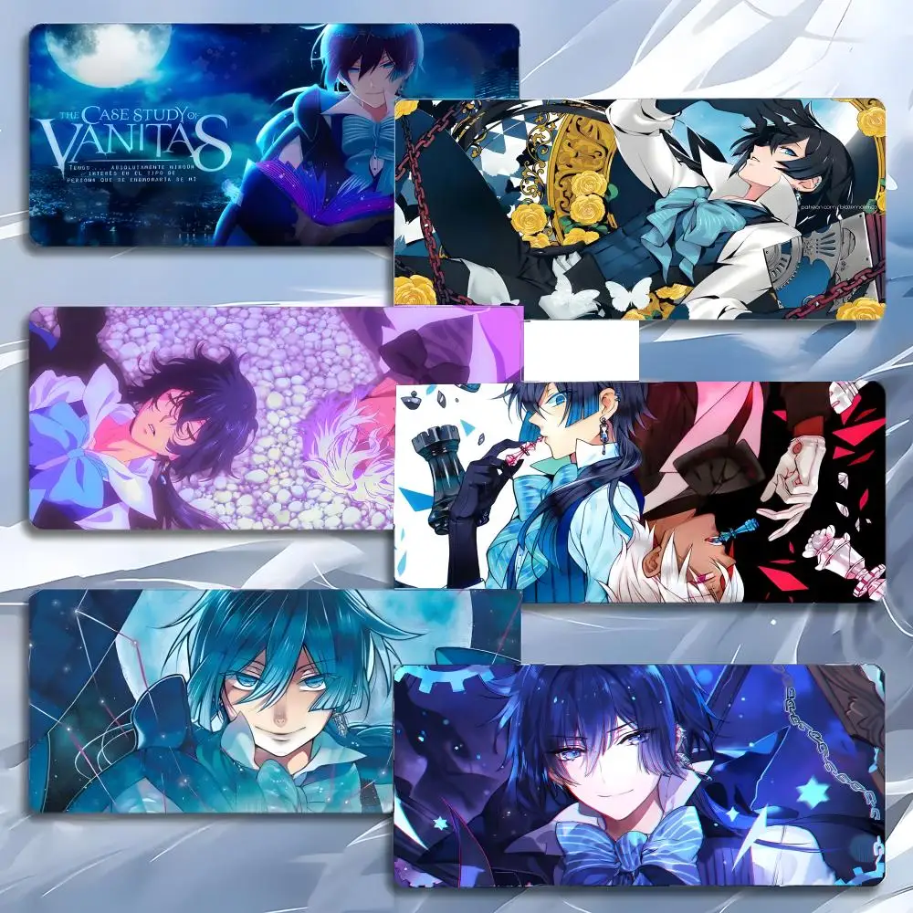Elegant Vampire Anime The C-Case Study Of Vanitas Mouse Pad Mousepad Large Gaming LockEdge Thickened PC Table Desk Mat