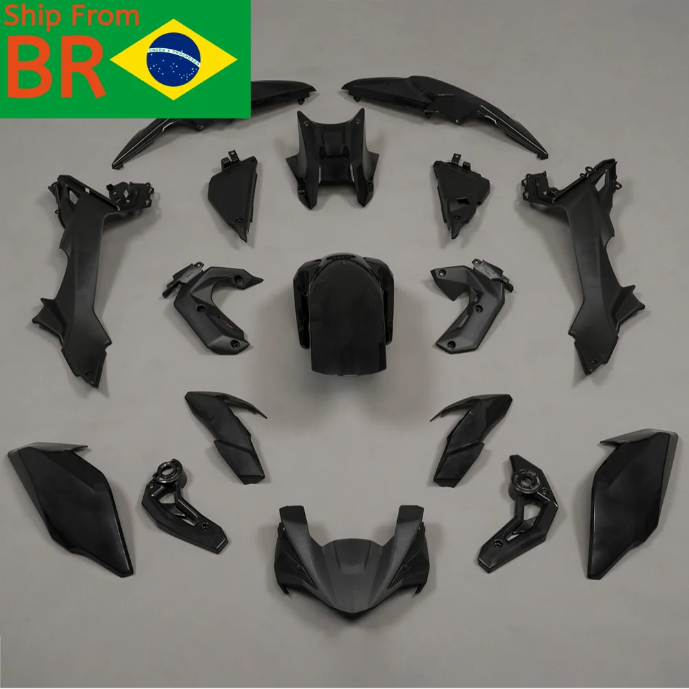 

Z650 Full Fairing Injection Bodywork Kit Cowl Panel Cover ABS For Kawasaki Z650 2017 2018 2019 Motorcycle 17 PC Accessories