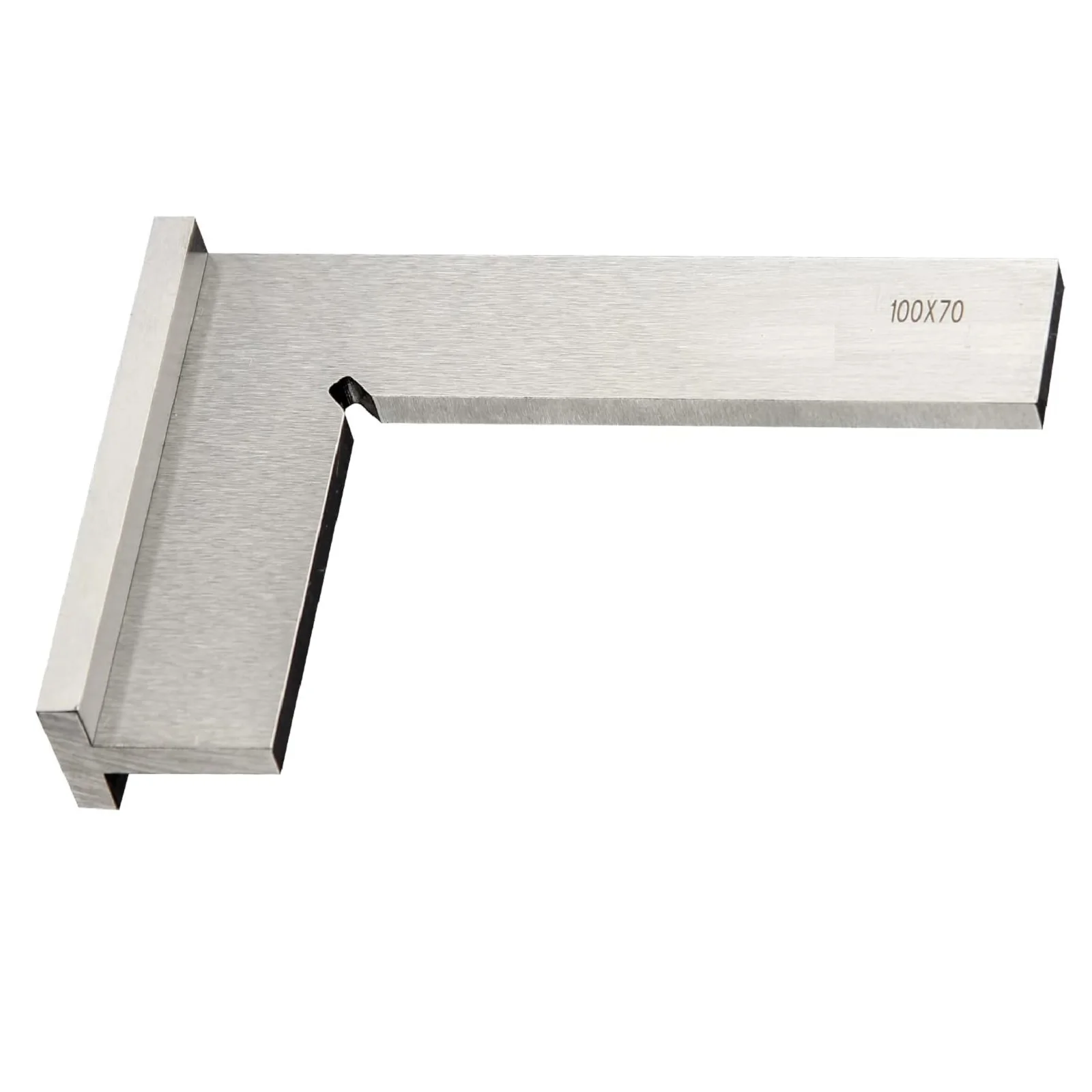Quadrato a bocca piatta a 90 gradi con Base per righello quadrato ad angolo retto da carpenteria all'esterno per misurazioni Accurate