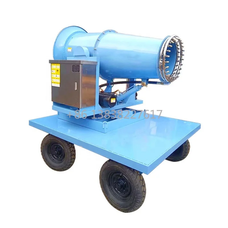 Cannon Fog Sprayer with Two-Level Filtration Ensuring Clean Water Use for Automatic Fog Cannon Machine