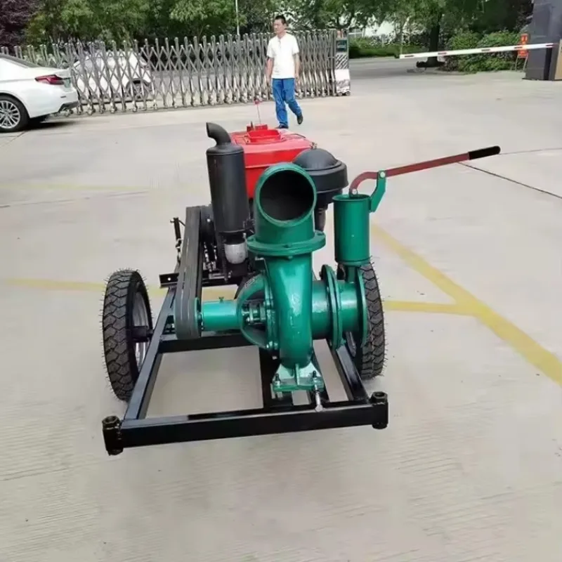 سعر الجملة 4 بوصة آلة ضخ الحديد الزهر/محرك الري في الحديقة مضخة مياه منزلية صغيرة من نوع العربة