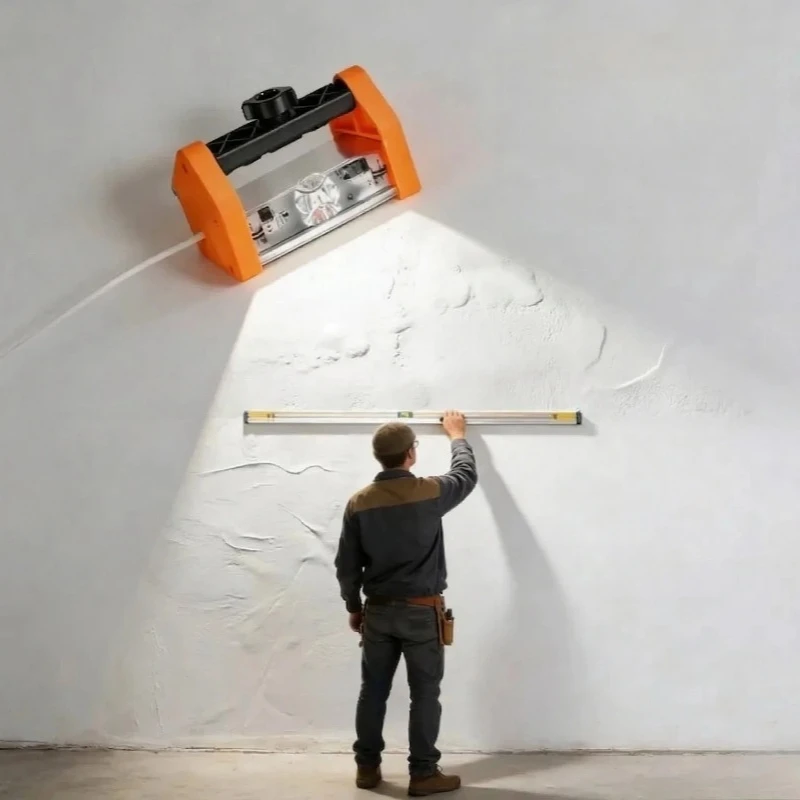 

Специальная светодиодная импортная лампа для полировки стен, прозрачная угловая лампа, настенная лампа из бисера, вспомогательный инструмент для полировки краски