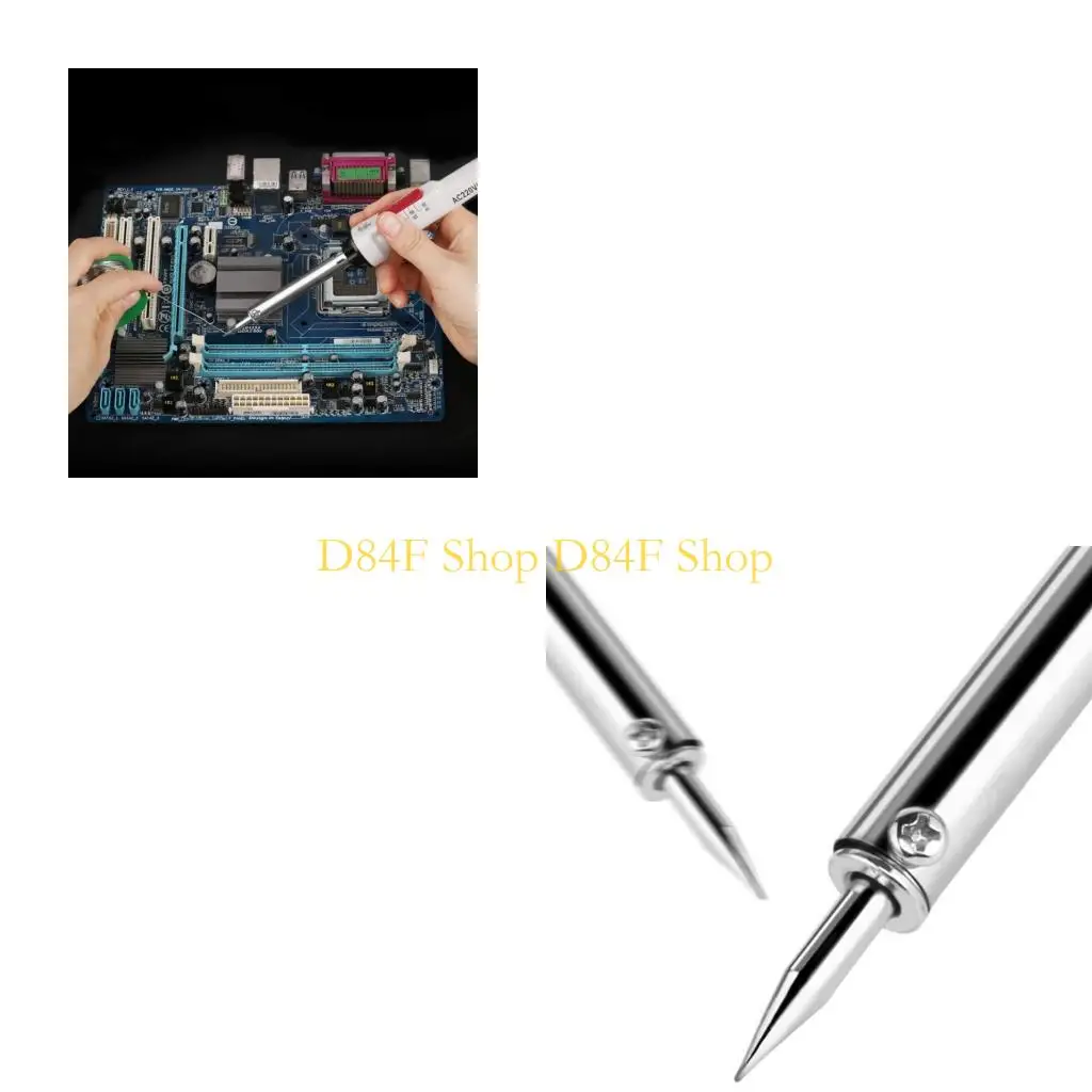 

D84F 60 Вт Электрический паяль железа двойной 200 ℃ 450 ℃ Переключаемое температура быстрое нагревание